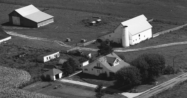 Vintage Aerial photo from 1973 in Johnson County, IN