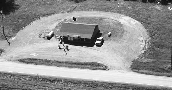 Vintage Aerial photo from 1990 in Yell County, AR