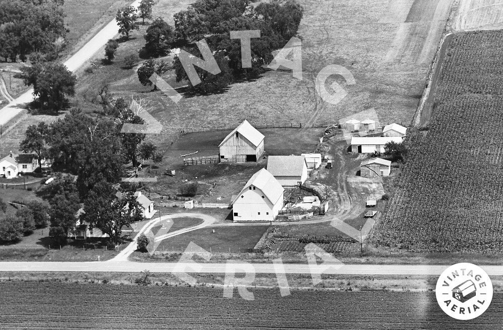 Vintage Aerial Iowa Polk County 1965 25DPO1