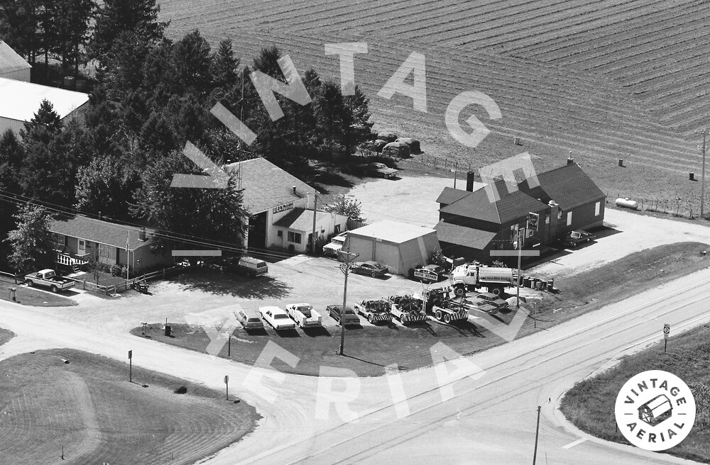 Vintage Aerial Iowa Bremer County 1983 48KBR9