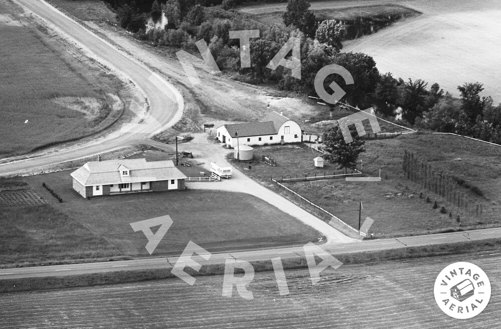 Vintage Aerial Minnesota McLeod County 1967 35MMCL20