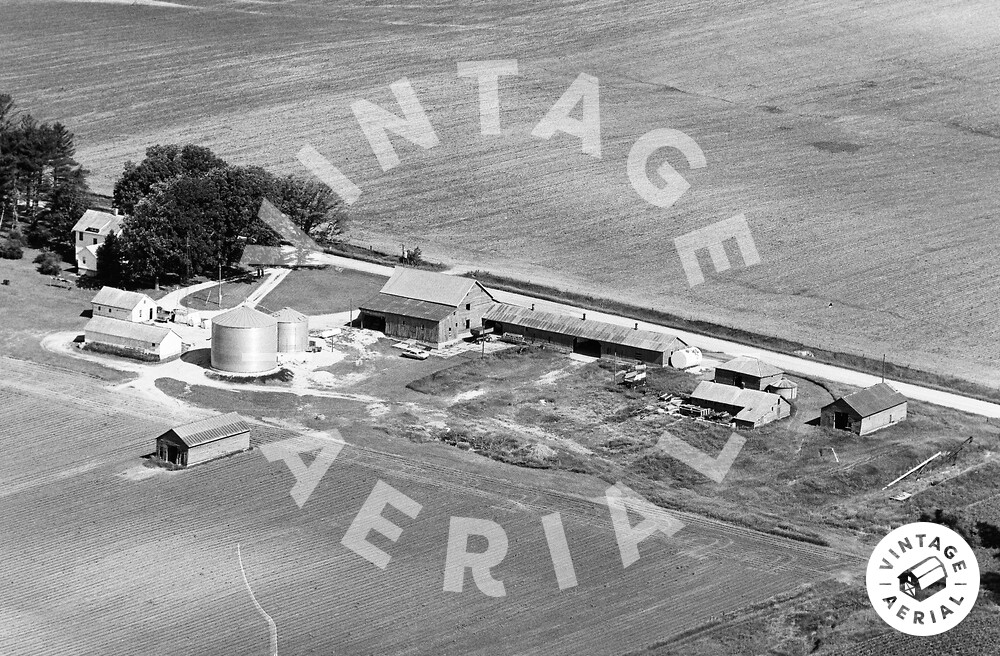 Vintage Aerial Iowa Mitchell County 1980 31XMI33