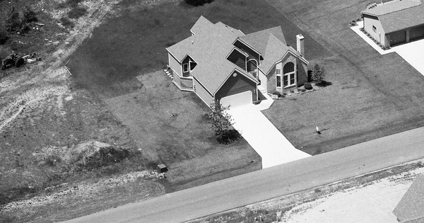 Vintage Aerial photo from 1989 in LaPorte County, IN