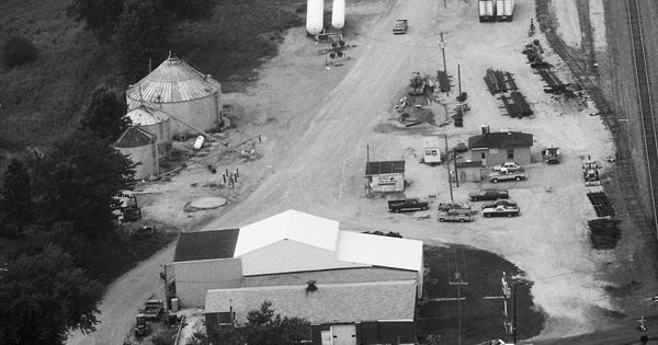 Vintage Aerial photo from 1989 in Clark County, IL