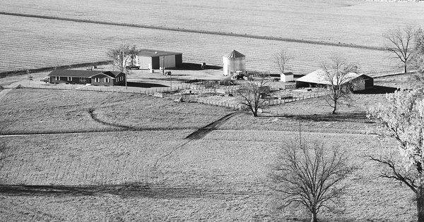 Vintage Aerial photo from 1978 in Chariton County, MO