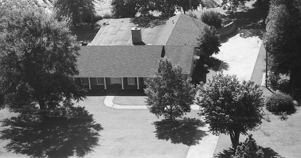 Vintage Aerial photo from 1995 in Sharkey County, MS