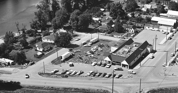 Vintage Aerial photo from 1968 in Linn County, OR