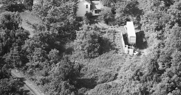 Vintage Aerial photo from 1988 in Botetourt County, VA