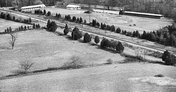 Vintage Aerial photo from 1983 in Albemarle County, VA