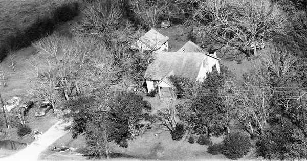 Vintage Aerial photo from 1984 in Brazoria County, TX
