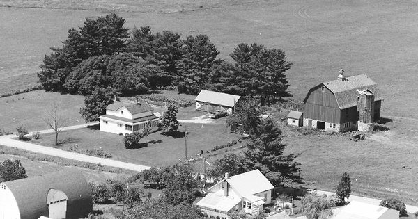 Vintage Aerial photo from 1978 in Clark County, WI