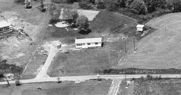 Vintage Aerial photo from 1984 in Taylor County, WV