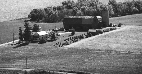 Vintage Aerial photo from 1975 in Williams County, OH
