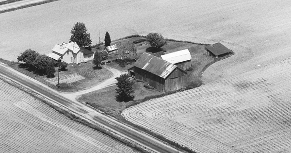 Vintage Aerial photo from 1983 in Williams County, OH