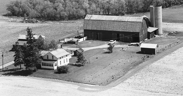 Vintage Aerial photo from 1970 in Williams County, OH