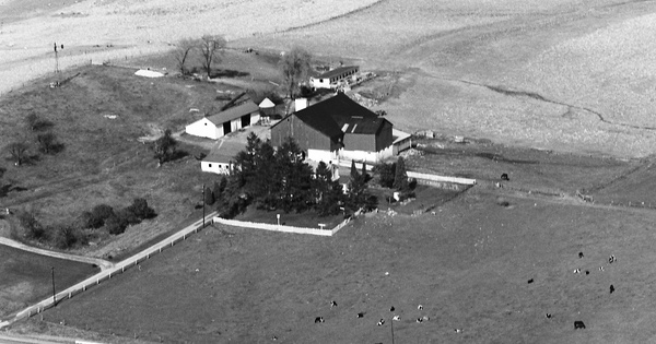 Vintage Aerial photo from 1974 in Holmes County, OH