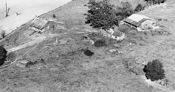 Vintage Aerial photo from 1965 in Chatham County, NC