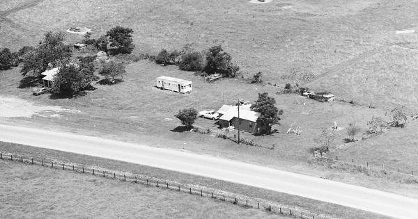 Vintage Aerial photo from 1987 in Harris County, TX