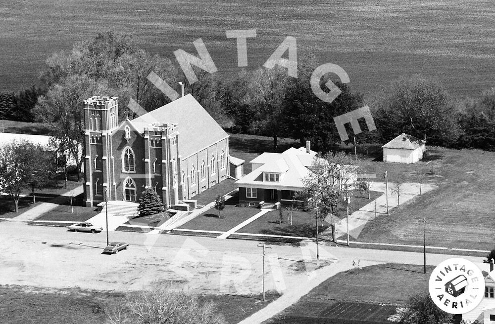 Vintage Aerial Nebraska Adams County 1984 2EAM26
