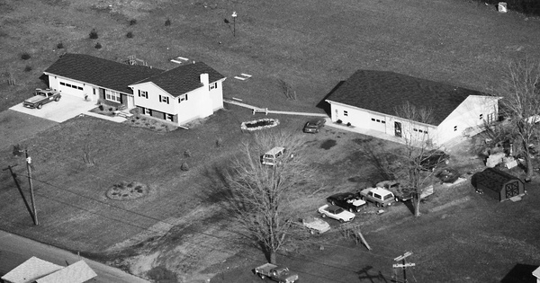 Vintage Aerial photo from 1988 in Seneca County, NY