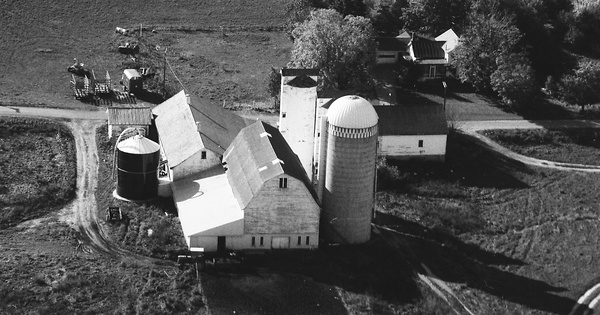 Vintage Aerial photo from 1983 in Jefferson County, NY