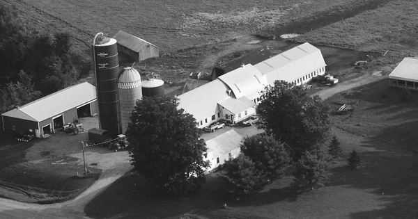 Vintage Aerial photo from 1989 in Lewis County, NY