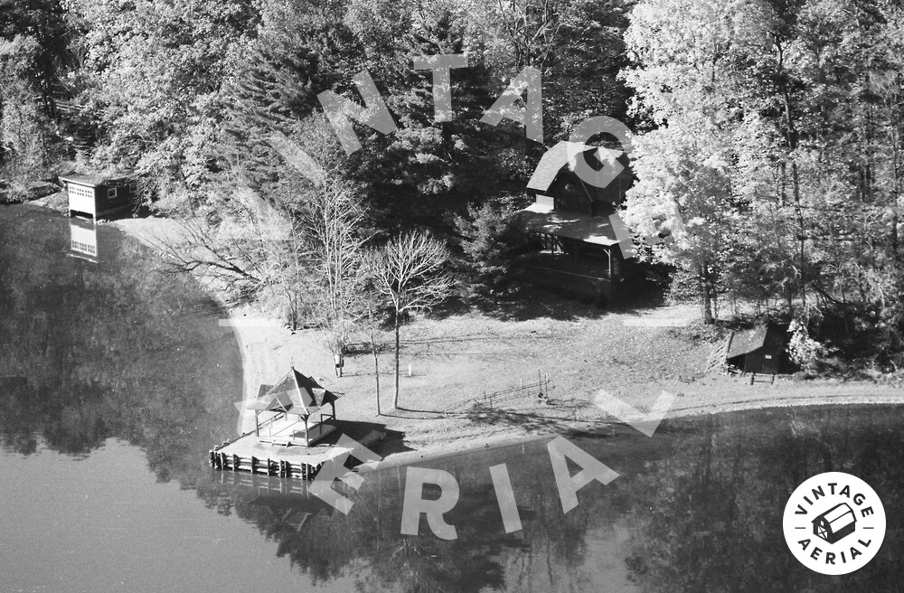 Vintage Aerial New York Yates County 1985 64JYA2
