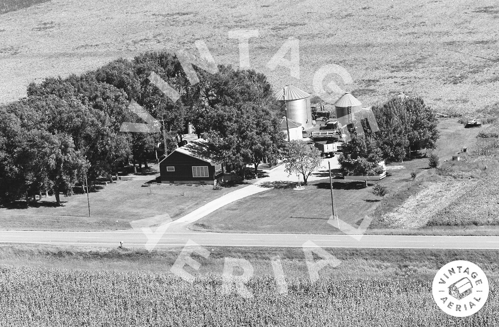 Vintage Aerial Nebraska Saunders County 1979 22SSA6