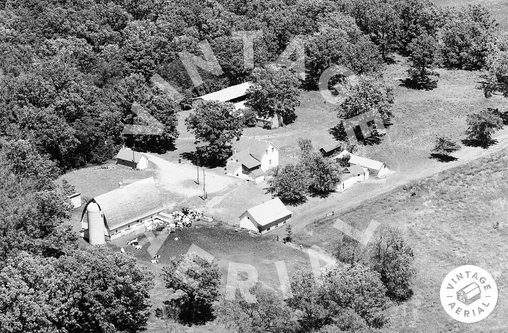 Vintage Aerial Minnesota Stearns County 1990 21TST16