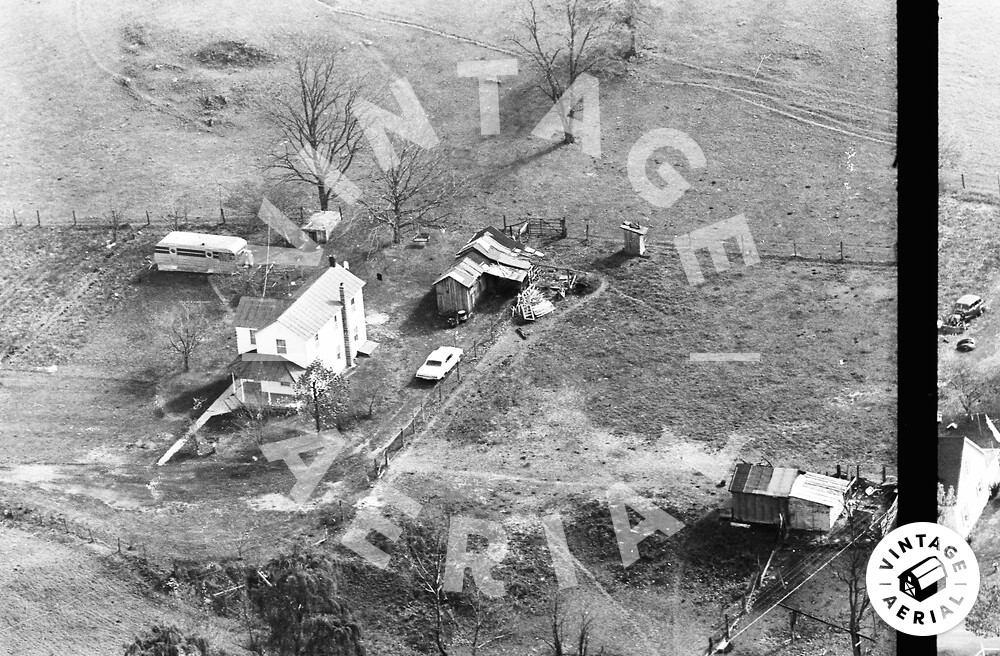 Vintage Aerial Virginia Pulaski County 1963 14APU31