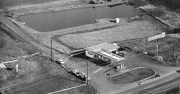 Vintage Aerial photo from 1968 in Clark County, WA