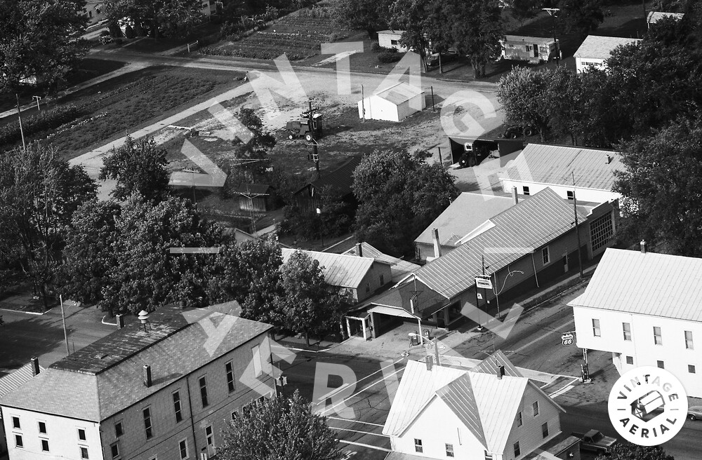 Vintage Aerial Ohio Darke County 1977 130FDA1