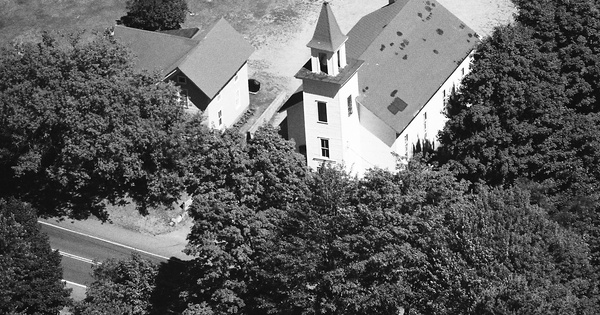 Vintage Aerial photo from 1990 in Cayuga County, NY