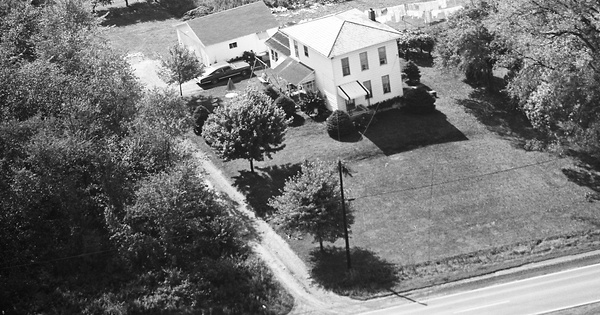 Vintage Aerial photo from 1969 in Mercer County, PA
