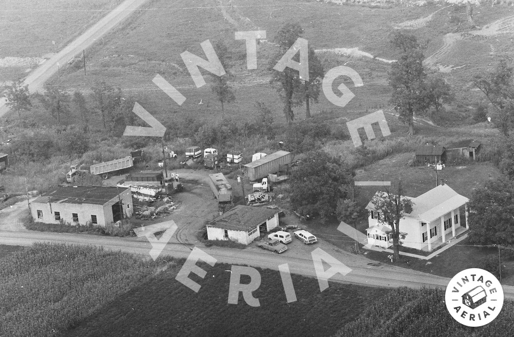 Vintage Aerial Pennsylvania Mifflin County 1980 13PMI20