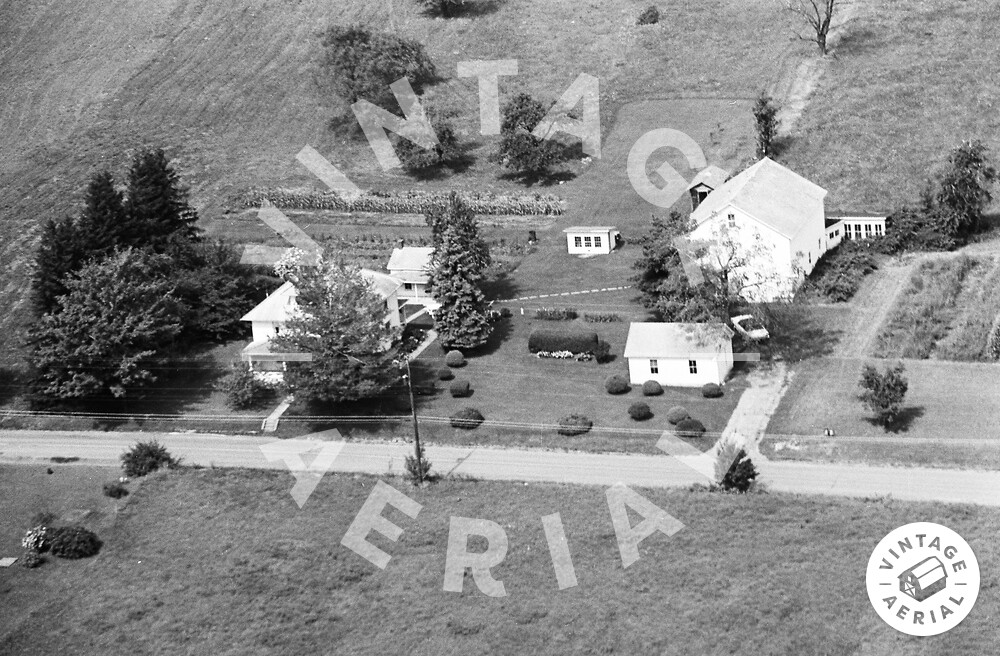 Vintage Aerial Pennsylvania Clarion County 1969 43OCL9