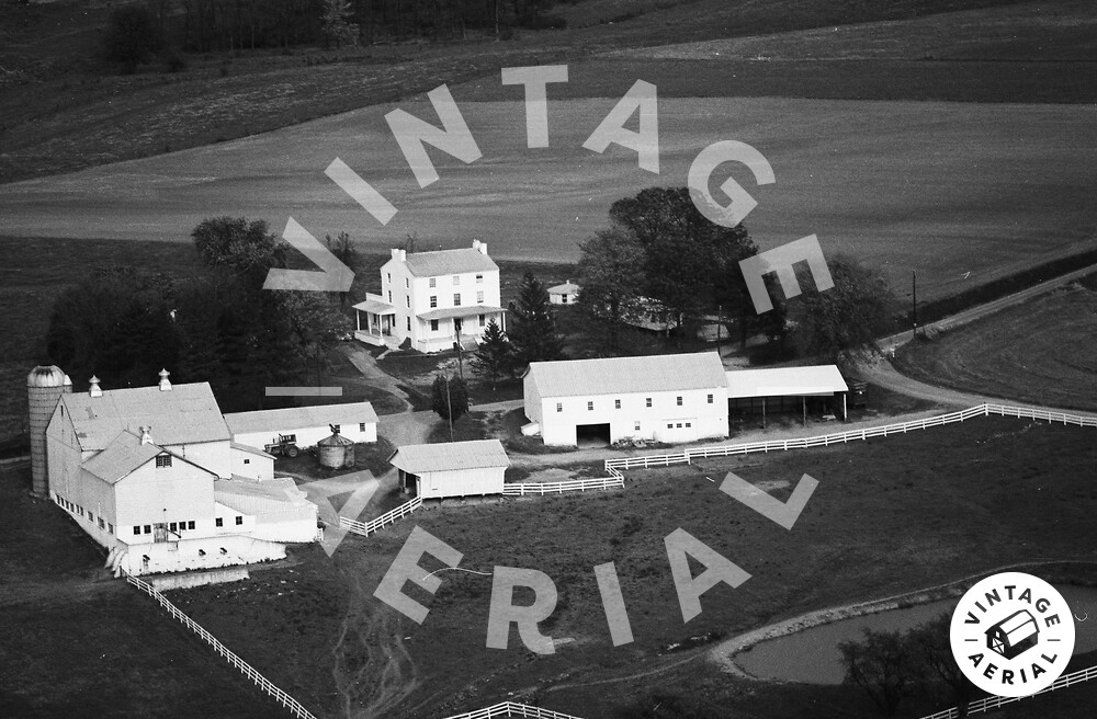 Vintage Aerial Pennsylvania Chester County 1975 14FCH22