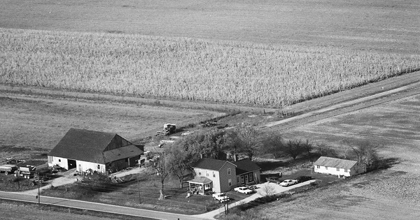 Vintage Aerial photo from 1977 in Dearborn County, IN