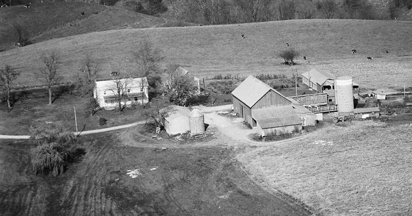 Vintage Aerial photo from 1977 in Dearborn County, IN