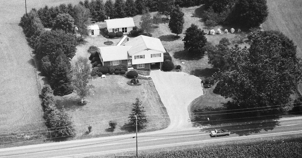Vintage Aerial photo from 1993 in Lycoming County, PA