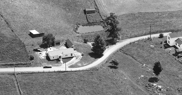 Vintage Aerial photo from 1992 in Fayette County, WV