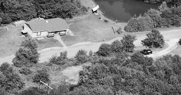 Vintage Aerial photo from 1986 in Pocahontas County, WV