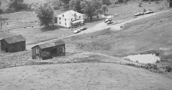 Vintage Aerial photo from 1987 in Hampshire County, WV