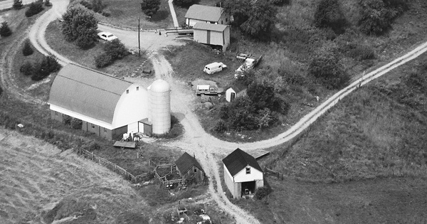 Vintage Aerial photo from 1983 in Marshall County, WV
