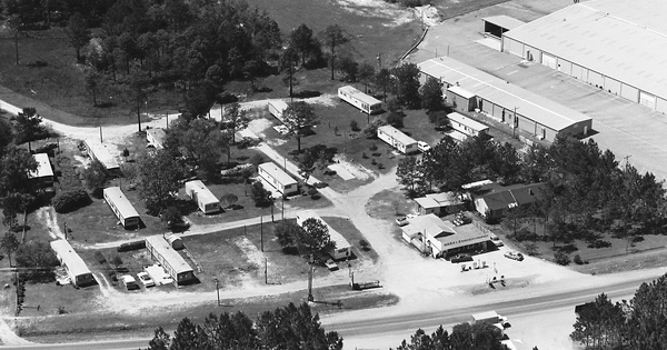 Vintage Aerial photo from 1977 in Tift County, GA