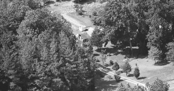 Vintage Aerial photo from 1987 in Halifax County, NC
