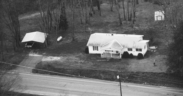 Vintage Aerial photo from 1990 in Pickens County, GA