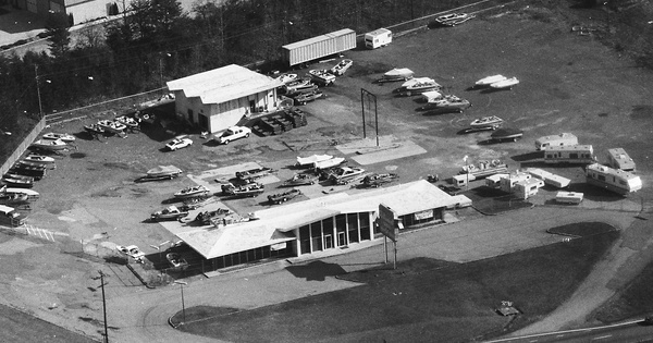 Vintage Aerial photo from 1990 in Surry County, NC