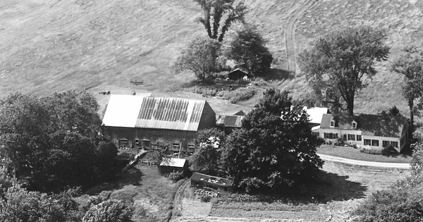 Vintage Aerial photo from 1968 in Sagadahoc County, ME