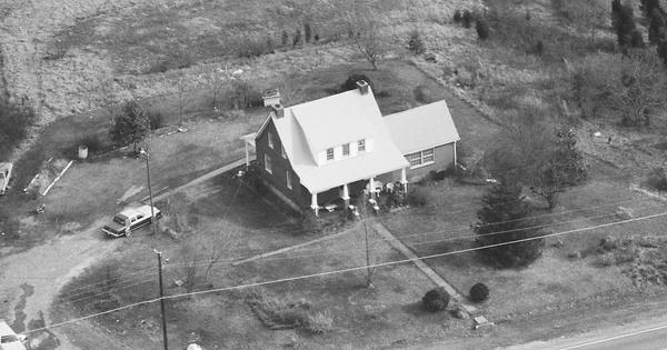 Vintage Aerial photo from 1990 in Henry County, VA